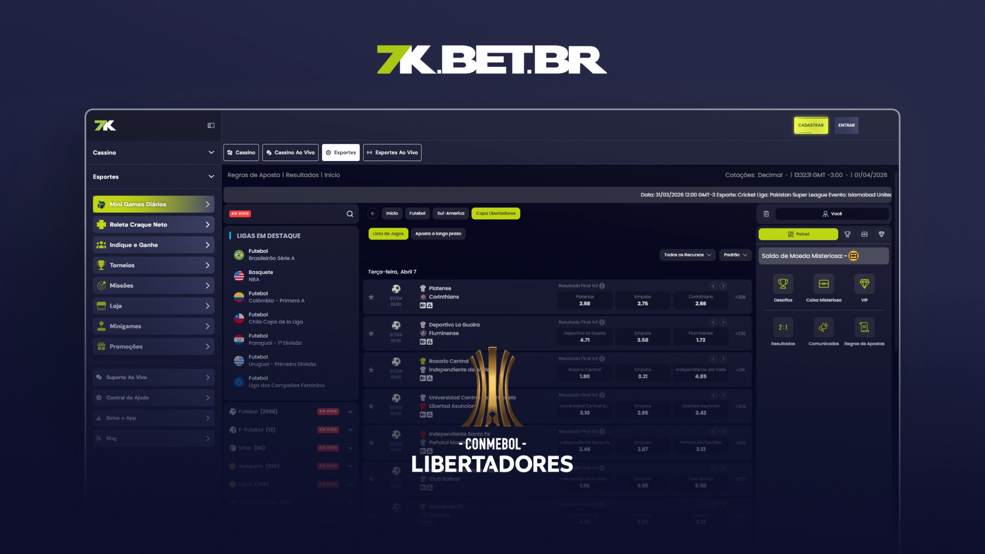 Libertadores-Bet7k