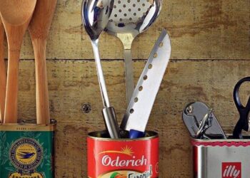 Como dar um toque único à cozinha com itens que iriam pro lixo