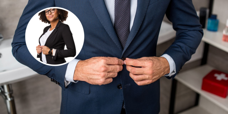 Homens se vestiam sozinhos; mulheres, com ajuda — daí a diferença.