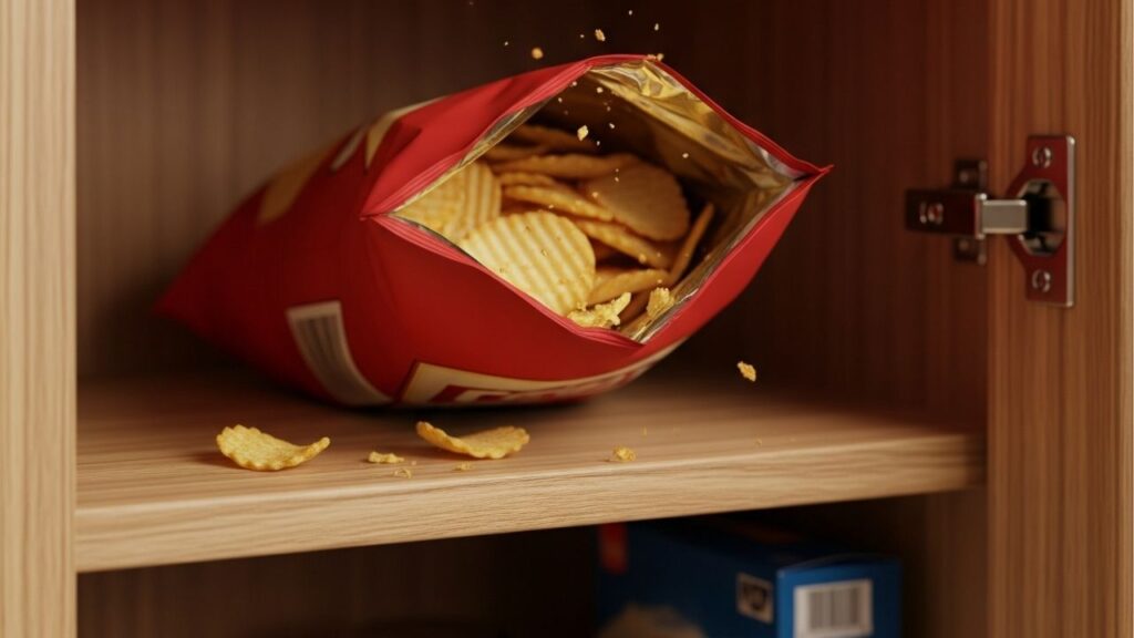 O erro na limpeza que atrai traças para o armário da cozinha