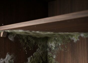 Como identificar mofo e fungos escondidos dentro dos armários