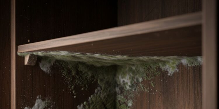 Como identificar mofo e fungos escondidos dentro dos armários