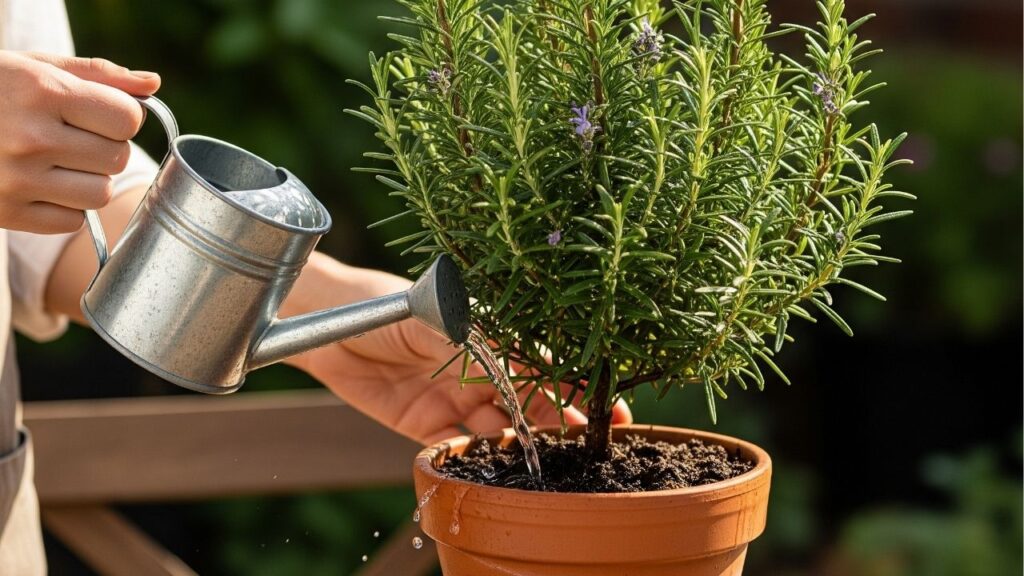 Quantas vezes por semana regar o alecrim no inverno