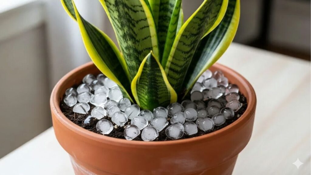 Por que colocar cubos de gelo no vaso da espada de são jorge faz diferença