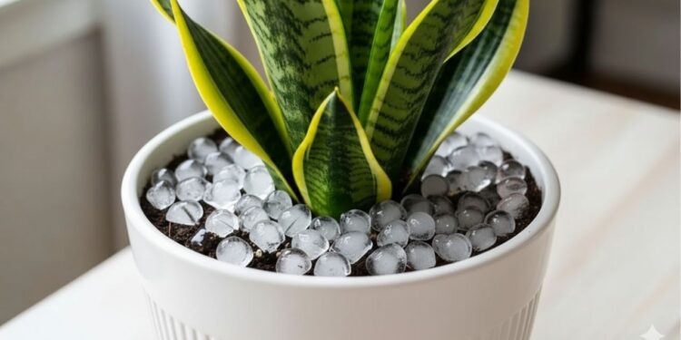 Por que colocar cubos de gelo no vaso da espada de são jorge faz diferença