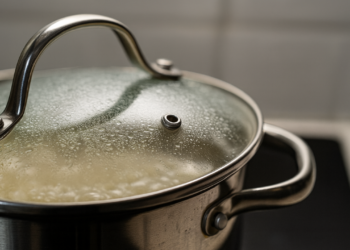 O truque escondido no furo da tampa da panela que pouca gente usa