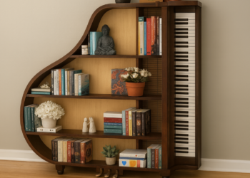 Não jogue fora o Piano velho, ele pode virar peça de decoração charmosa