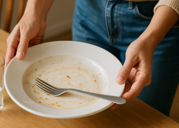 O que a psicologia diz sobre quem não tira o prato da mesa