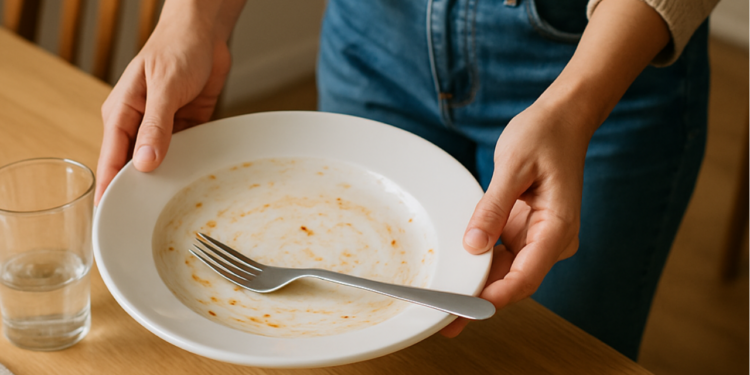 O que a psicologia diz sobre quem não tira o prato da mesa