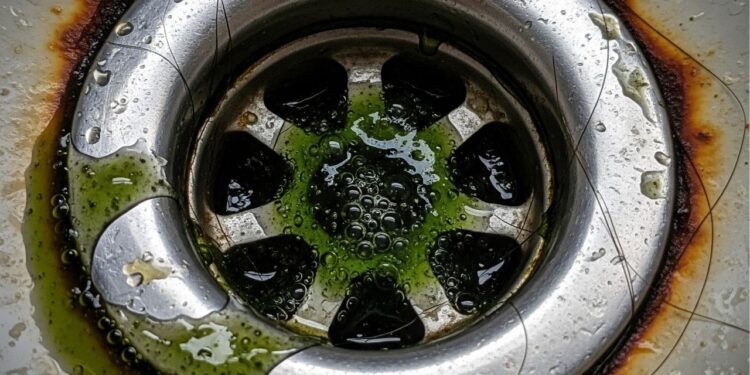 Nem produto químico, nem escova: truque para tirar limo de ralos
