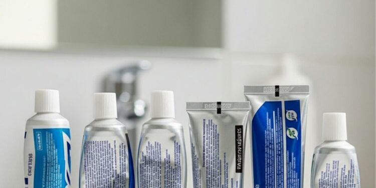 O que significa a faixa preta nos tubos de pasta de dente?