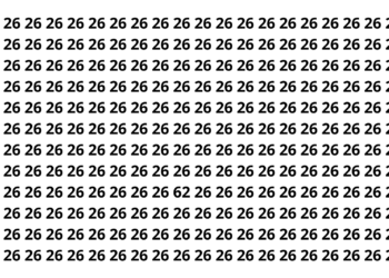 Se você encontrar o 62 em 10 segundos tem foco acima da média