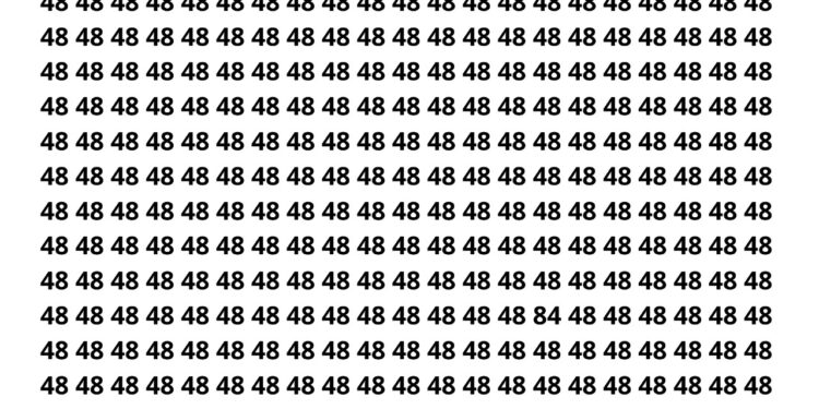 Apenas 3 em 20 pessoas encontram o 84 nesse desafio em 9s