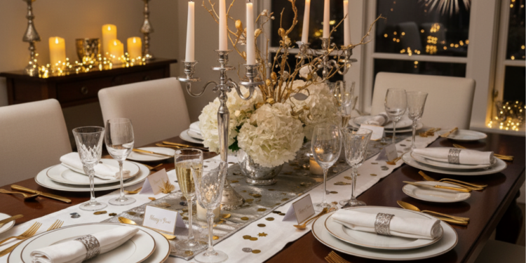 As melhores ideias para decorar sua mesa de Ano Novo com estilo