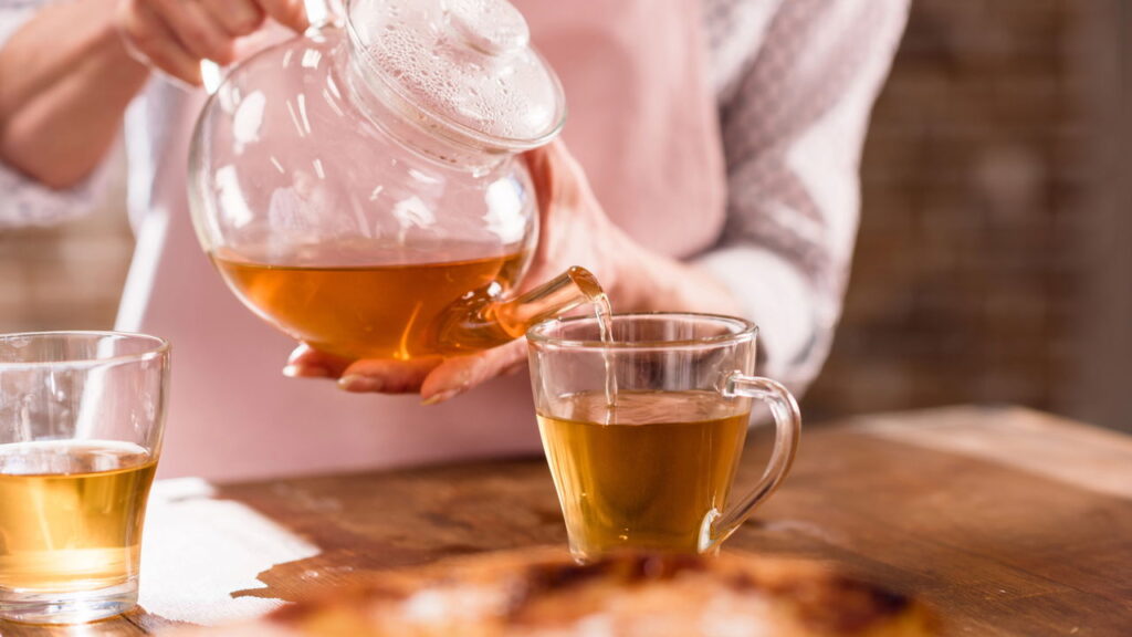 Receitas de chás com cascas para suporte à saúde digestiva