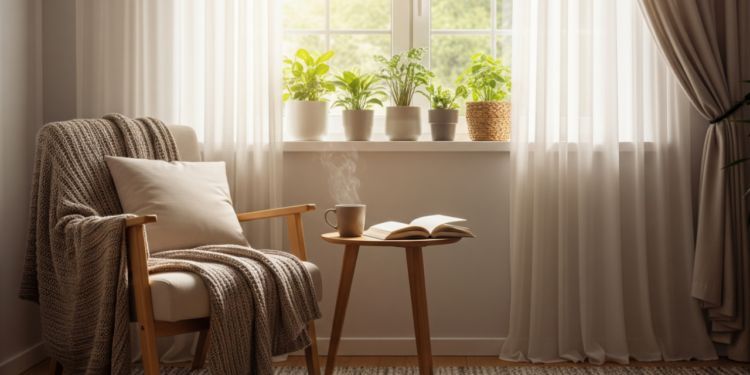 Como criar um cantinho aconchegante em casa com pouco gasto