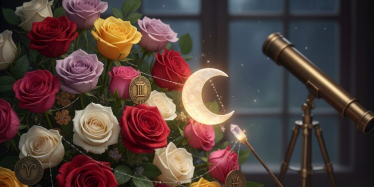 Como as cores das rosas podem influenciar positivamente cada signo