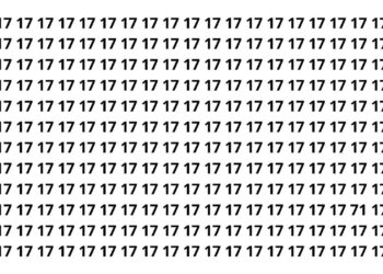 Se você achar o número 71 aqui em 9s, seu cérebro é raro