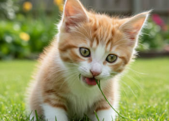 O que seu gato está tentando dizer quando mastiga suas plantas