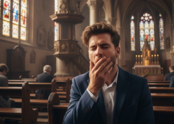 Bocejo em orações interpretado como descarga de energias espirituais