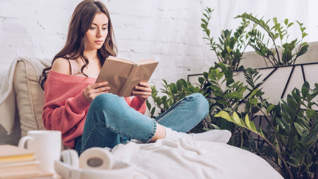 Plantas que criam ambientes calmos para leitura e momentos de reflexão