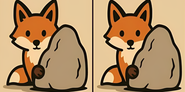 Só 4 em cada 20 conseguem achar os erros na imagem da raposa