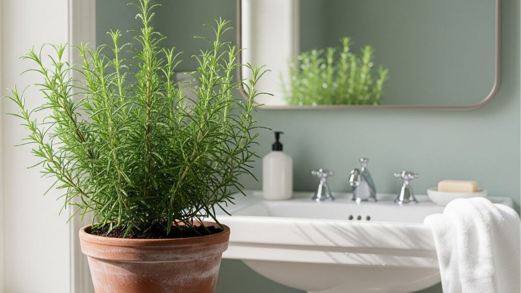 Essas plantas ajudam a manter o banheiro fresco e livre de pragas