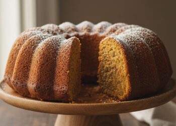 Sem ovos, sem farinha e sem forno! Bolo de cenoura rápido e fofinho para alegrar o café da manhã