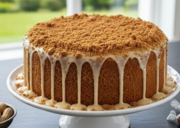 Aprenda a fazer bolo fácil com recheio de paçoca