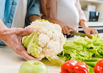 Técnica única para couve-flor guardar brancura perfeita por longo tempo