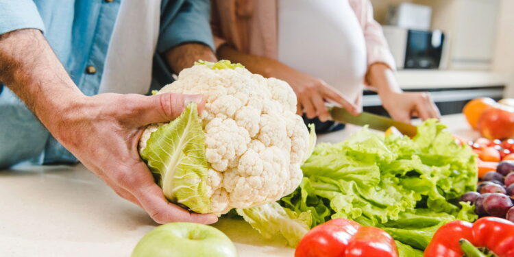 Técnica única para couve-flor guardar brancura perfeita por longo tempo