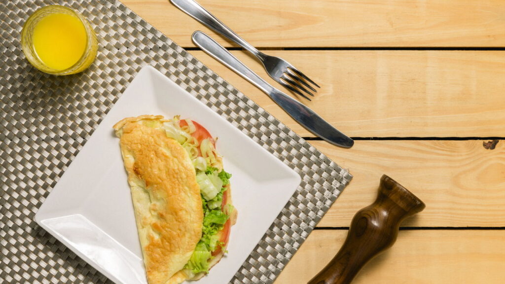 Crepioca nutritiva pronta em 6 minutos para o café da manhã