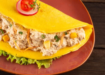 Crepioca nutritiva pronta em 6 minutos para o café da manhã