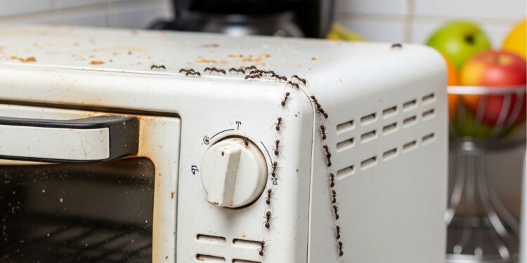 Esse método caseiro elimina formigas de eletrodomésticos sem estragar o aparelho