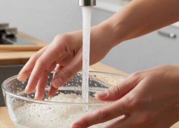 Quantas vezes você deve lavar o arroz branco para eliminar os resíduos ruins