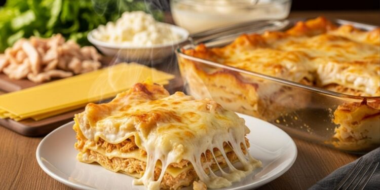 Anote, salve ou imprima essa receita da melhor lasanha de frango que já fiz: cremosa e irresistível