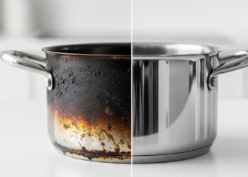 Como recuperar uma panela queimada sem esforço com esse truque caseiro