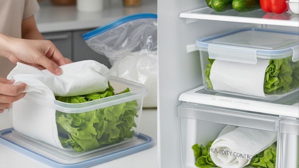 Como conservar a alface por mais tempo usando apenas papel