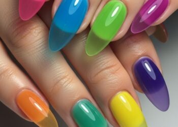 Visual translúcido que remete ao brilho do vidro derretido