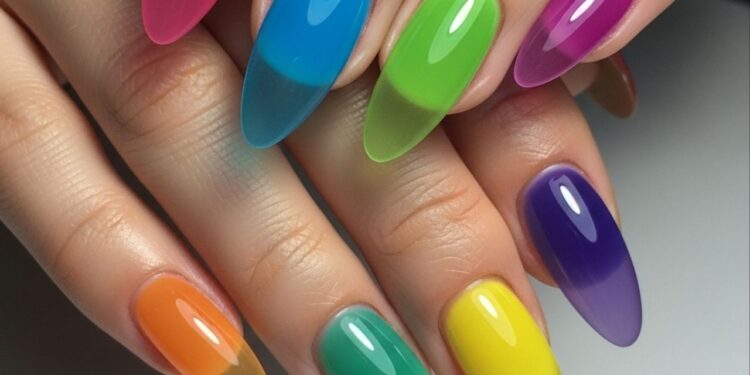 Visual translúcido que remete ao brilho do vidro derretido