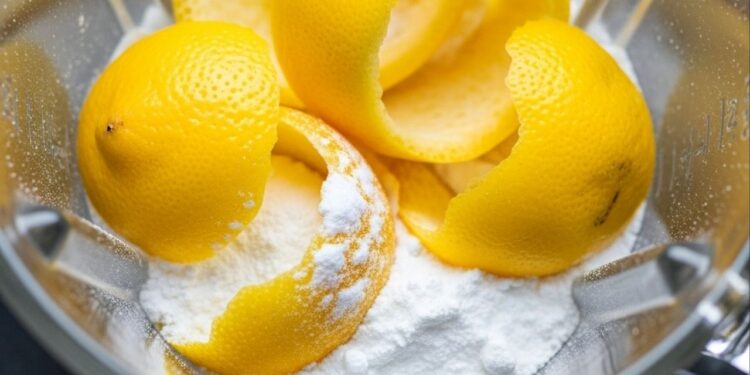Casca de limão com bicarbonato: combinação poderosa que elimina odores e facilita a faxina