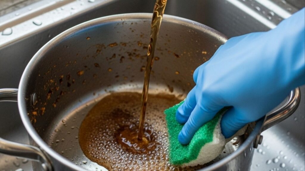 Como recuperar uma panela queimada sem esforço com esse truque caseiro