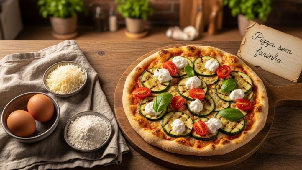 Sem glúten e sem farinha: a receita de uma pizza crocante e saudável para o jantar