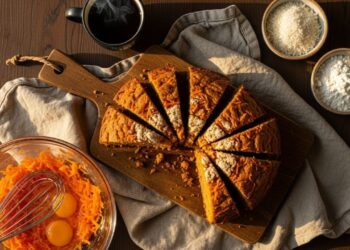 Sem glúten e sem farinha: a receita de um bolo de cenoura fofinho e perfeito para acompanhar o café