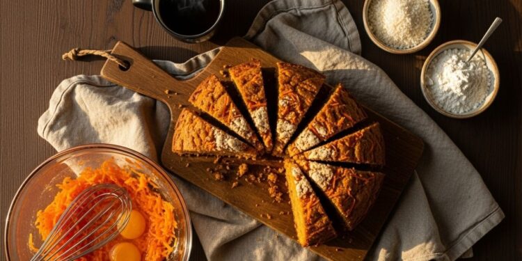 Sem glúten e sem farinha: a receita de um bolo de cenoura fofinho e perfeito para acompanhar o café