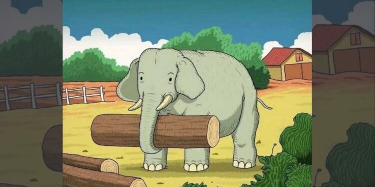 Encontre o cavalo escondido nesta imagem em 7 segundos