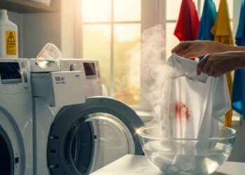 Como usar vinagre para tirar manchas de roupas brancas e coloridas