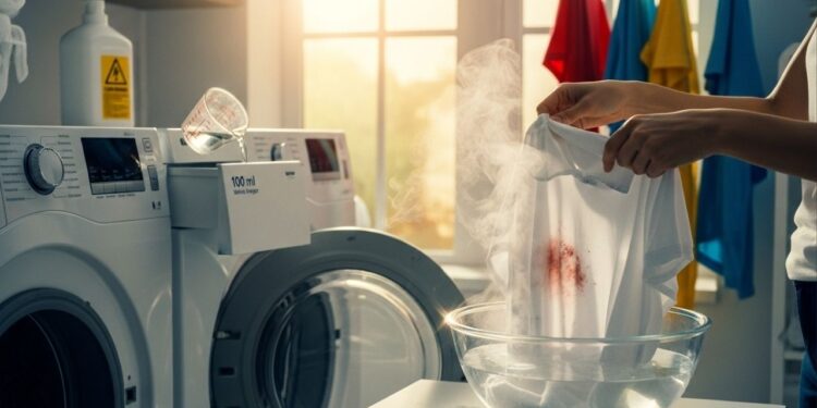 Como usar vinagre para tirar manchas de roupas brancas e coloridas