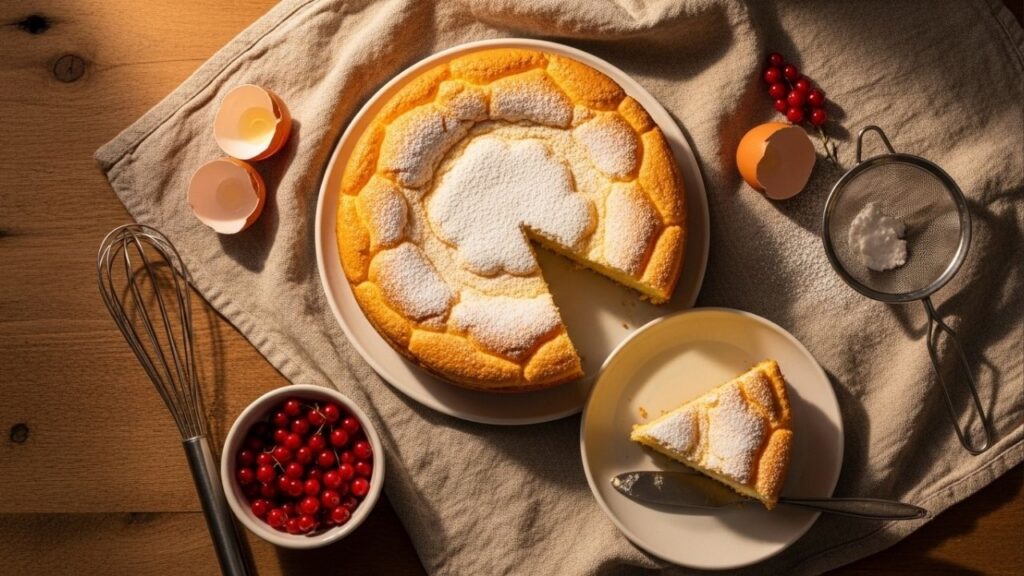 Bolo nuvem com apenas 3 ingredientes derrete na boca e é super rápido de preparar