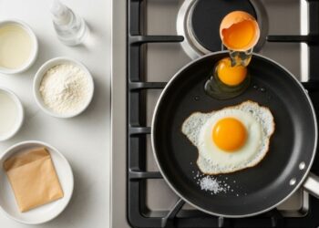 Nem óleo, nem água: o truque fácil para evitar que os ovos fritos grudem na frigideira